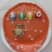 Baby Balloon and Teddy Bear Cake (D,V)